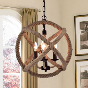 Go to store & view more images Lockard 3-Light Chandelier by Breakwater Bay