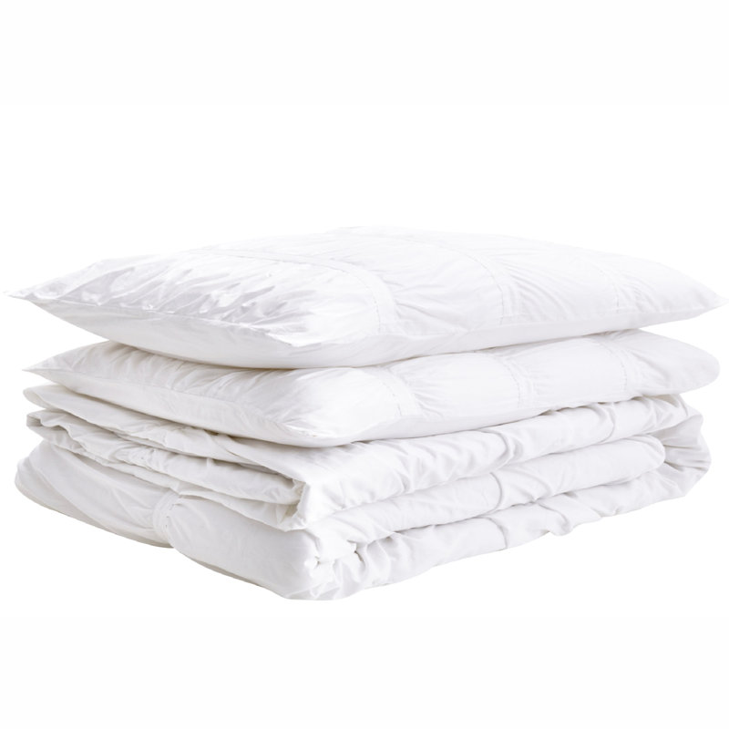 Nmk Textiles Inc Ruffled Duvet Cover Set Reviews Wayfair