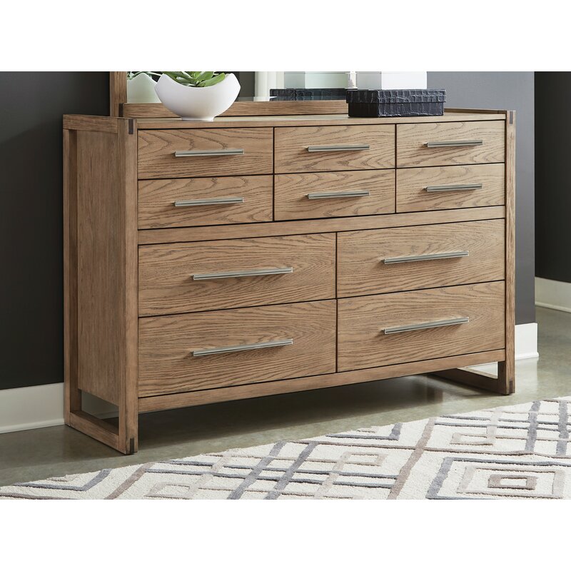 Latitude Run® 10 Drawer Dresser With Mirror 