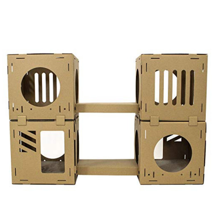 cardboard cat tower