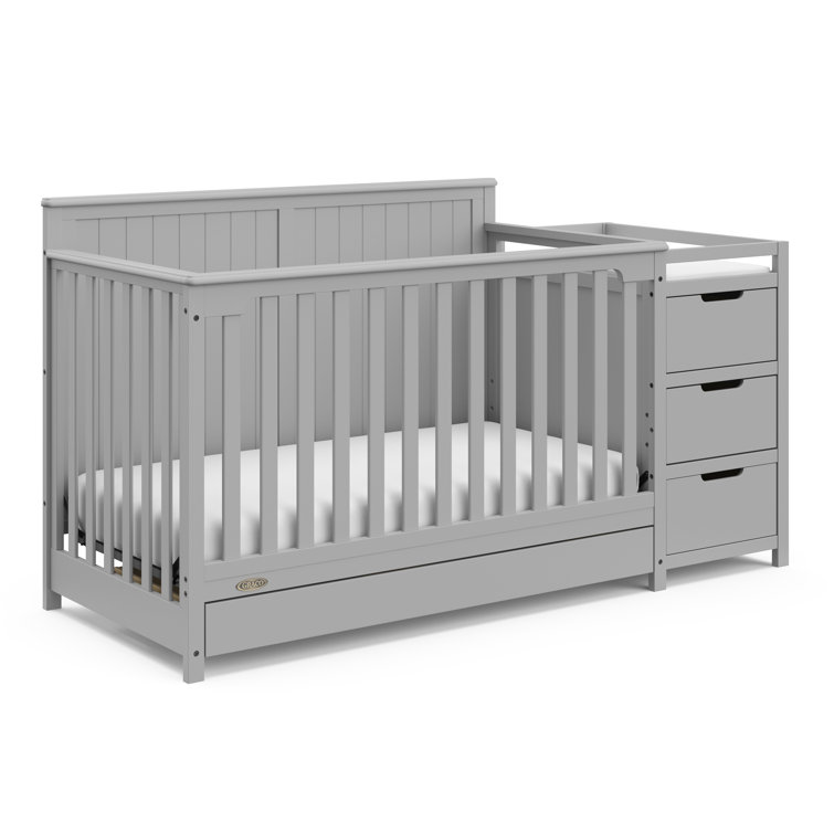 cot with drawers and changing table