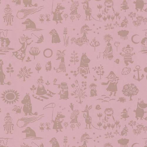 Brewster Home Fashions Sandudd Moomin Novelty 36 75 X 5 Wallpaper Roll Reviews Wayfair
