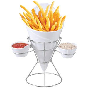 French Fry and Dip Serving Dish