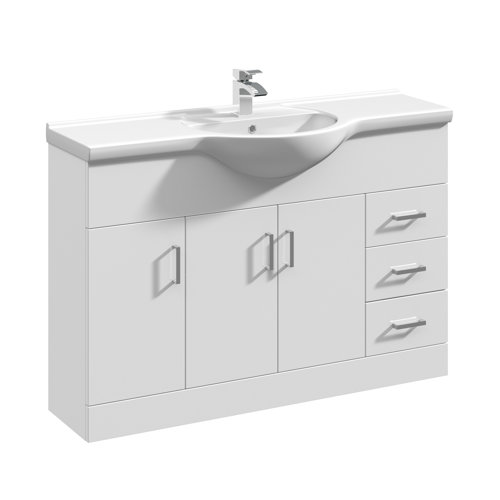 Noelia 1200mm Free-standing Vanity Unit Nuie 