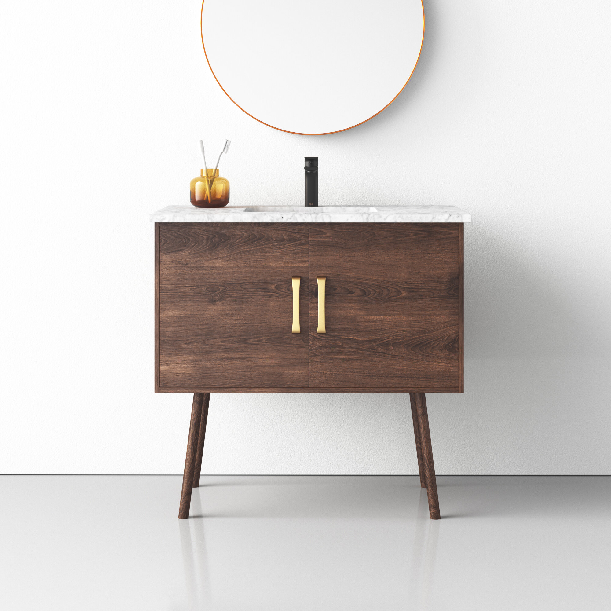 Wayfair Mid Century Modern Bathroom Vanities You Ll Love In 2021