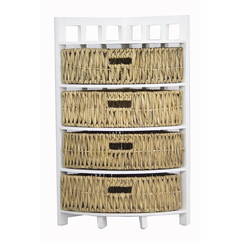 Highland Dunes Anastasia Corner 4 Drawer Accent Chest Reviews