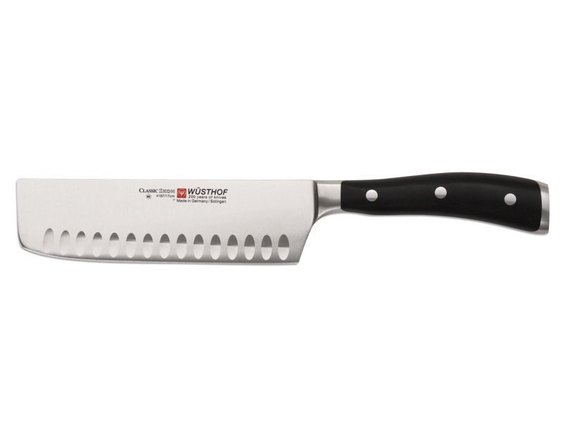 Wusthof Classic Ikon 7 In Hollow Edge Nakiri Reviews Wayfair