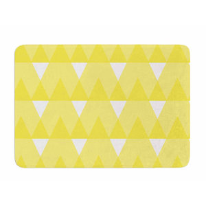 Triangles by Jackie Rose Memory Foam Bath Mat