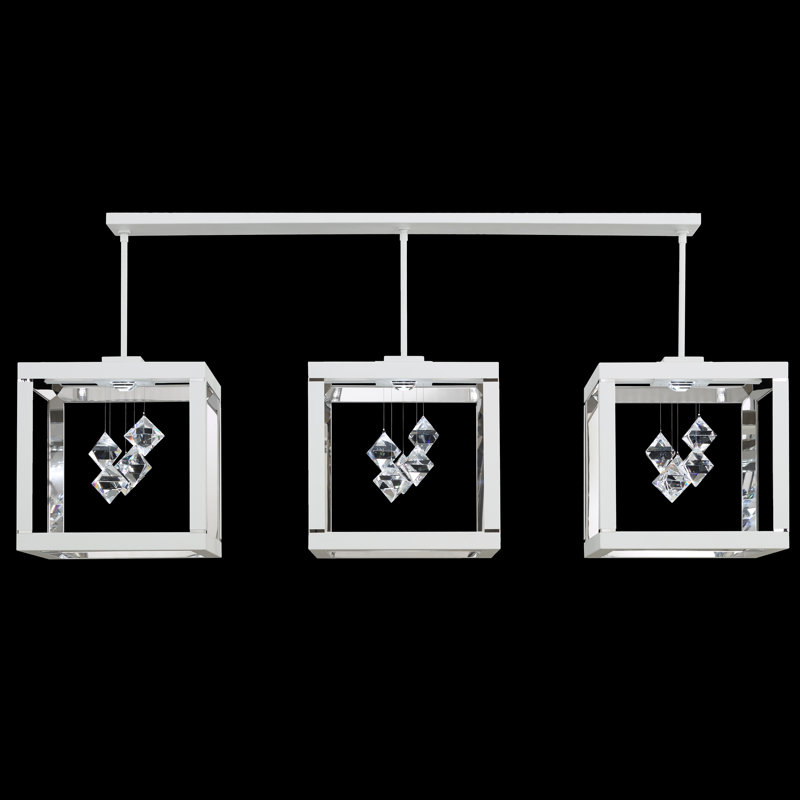 Schonbek Fyra 15 - Light Kitchen Island Rectangle LED ...