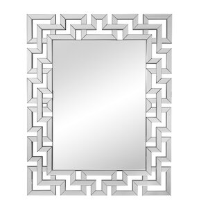 Rectangle Ornate Geometric Wall Mirror & Reviews | AllModern