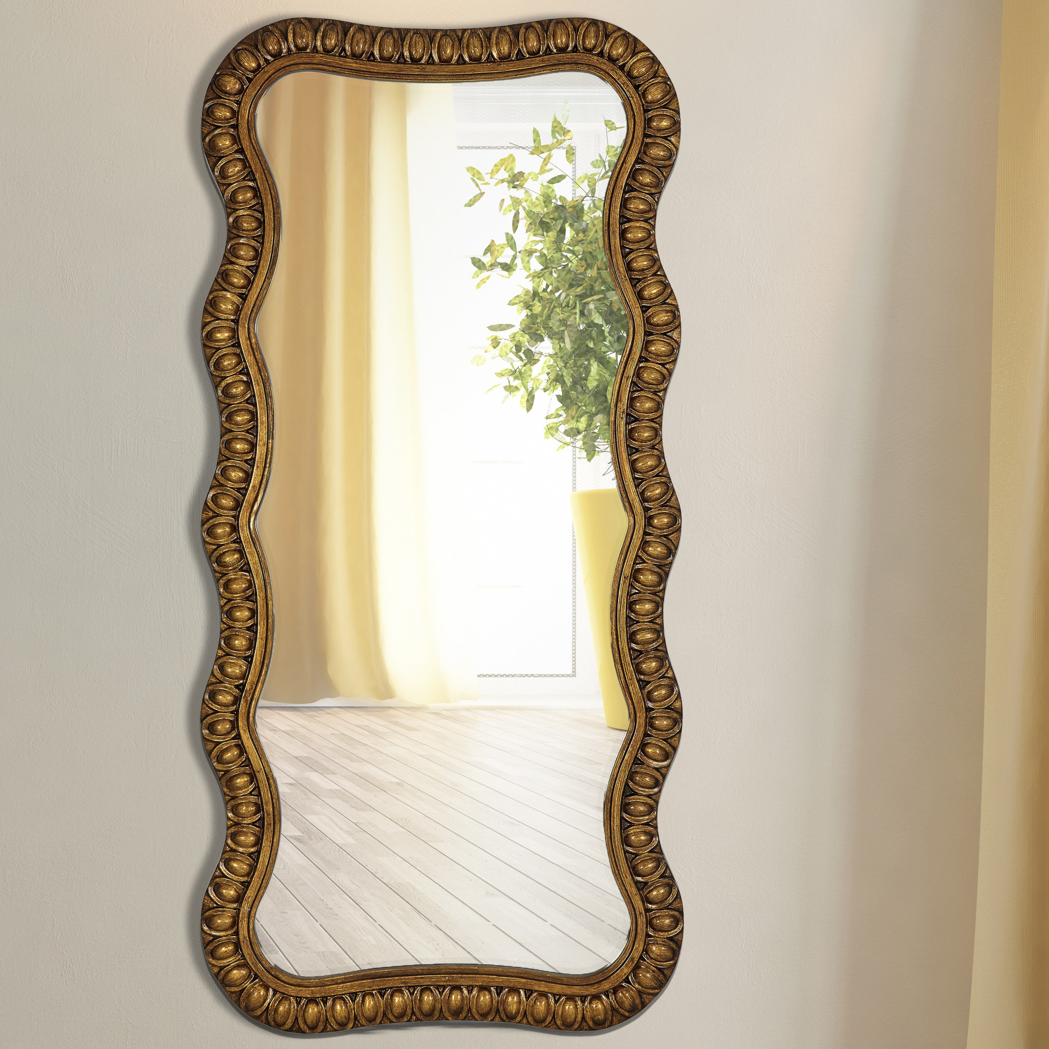 Majestic Mirror Traditional Beveled Wall Mirror Wayfair