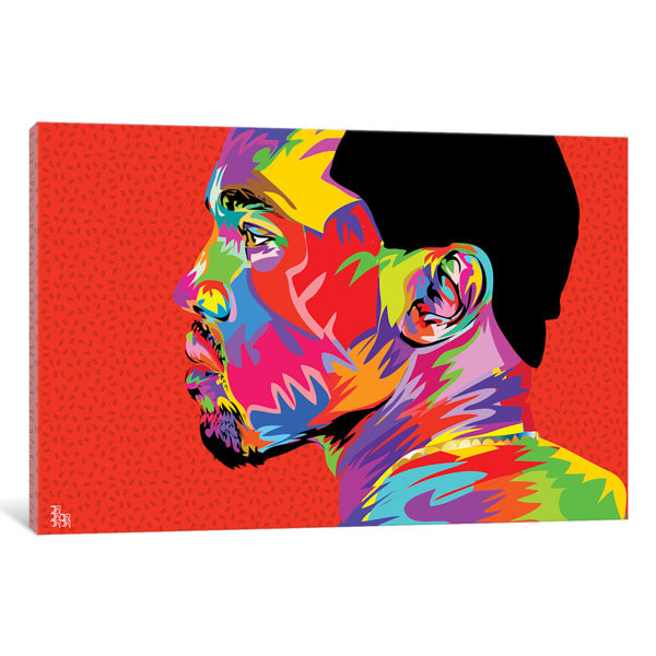 East Urban Home Kanye West Ii Graphic Art Print On Wrapped