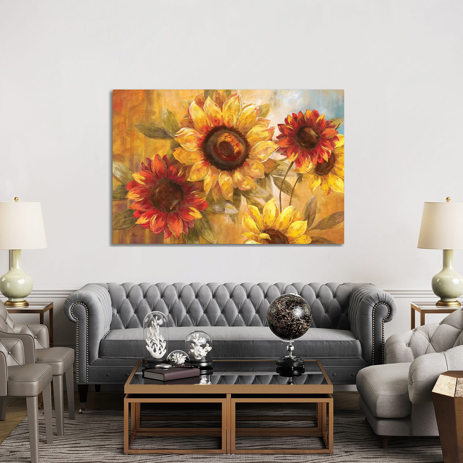 East Urban Home Sunflower Cheer by Nan - Print | Wayfair