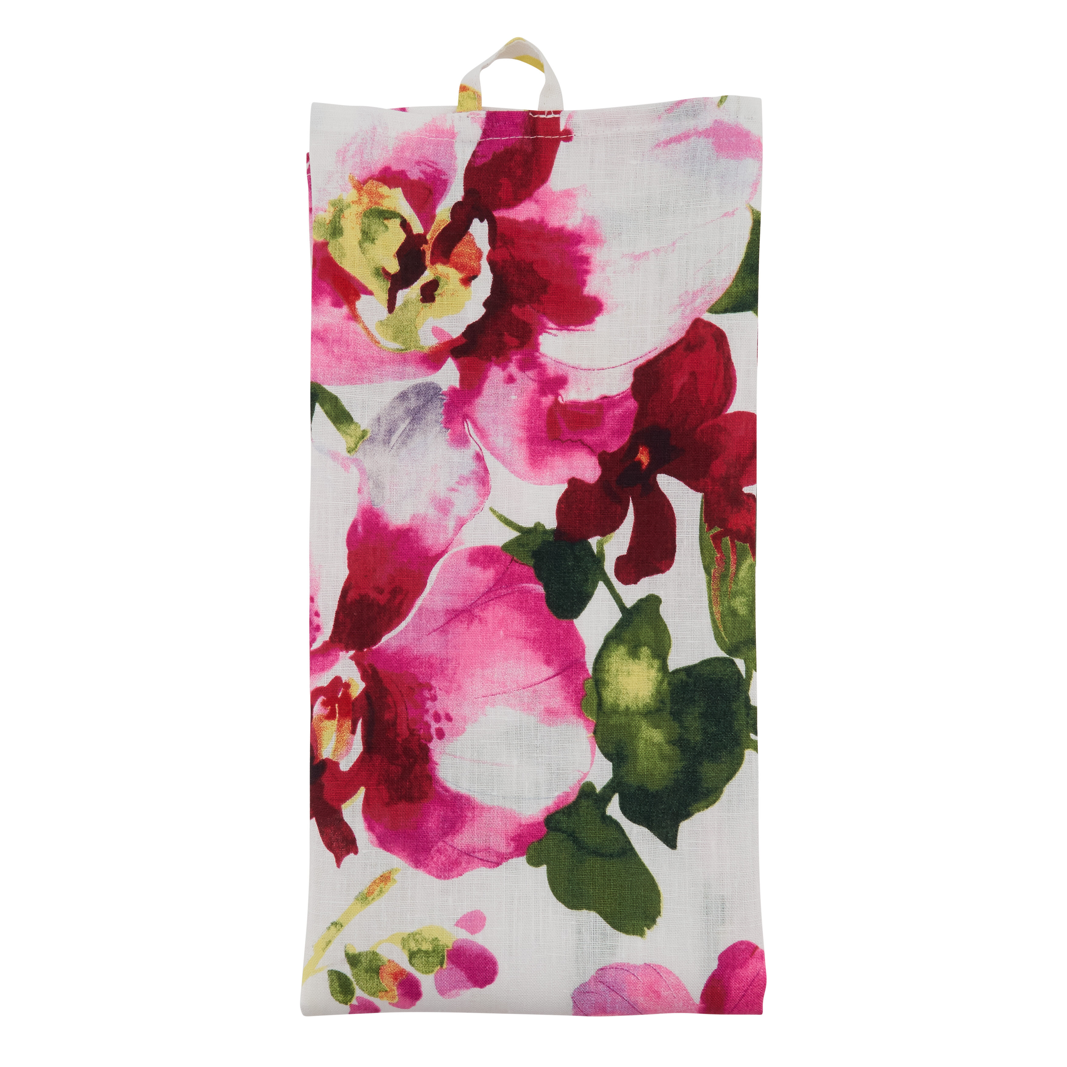 floral tea towel