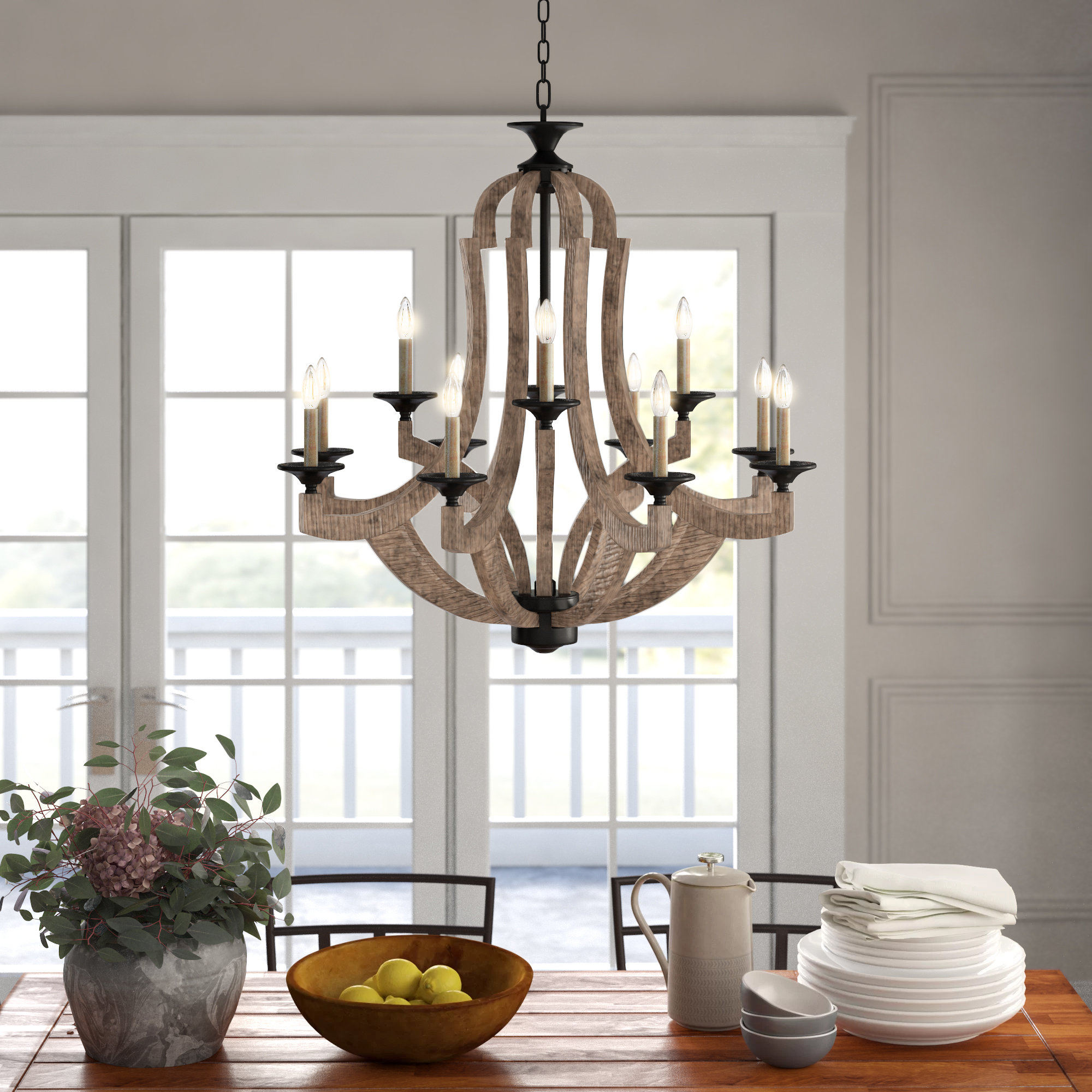 Birch Lane Tollison 12 Light Candle Style Empire Chandelier Birch Lane