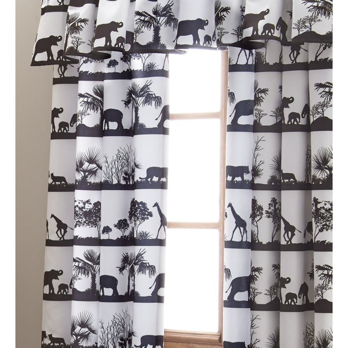 Bloomsbury Market Puttney Drapery Rod Pocket Single Curtain Panel