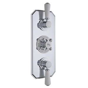 Dreigriff-Thermostat-Duscharmatur Unterputz Topa..