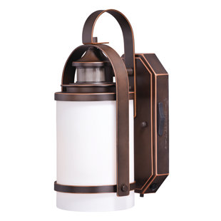 Go to store & view more images Shirley Dualux? 1-Light Outdoor Wall Lantern by Millwood Pines