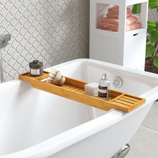 Wooden Bath Rack Grid Bath Board Bath Tray Bath Caddy Bathtub Storage Shelf 