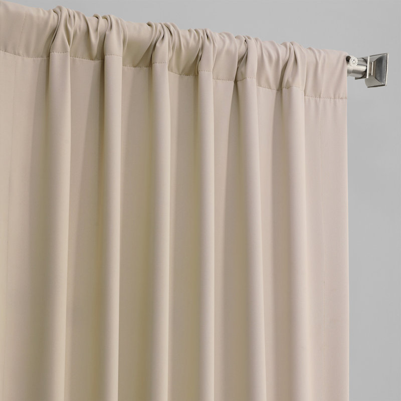 Darby Home Co Destinie Solid Color Blackout Thermal Rod Pocket