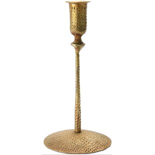 unique vintage brass flower candlestick holder made in India FREE DOMESTIC SHIPPING