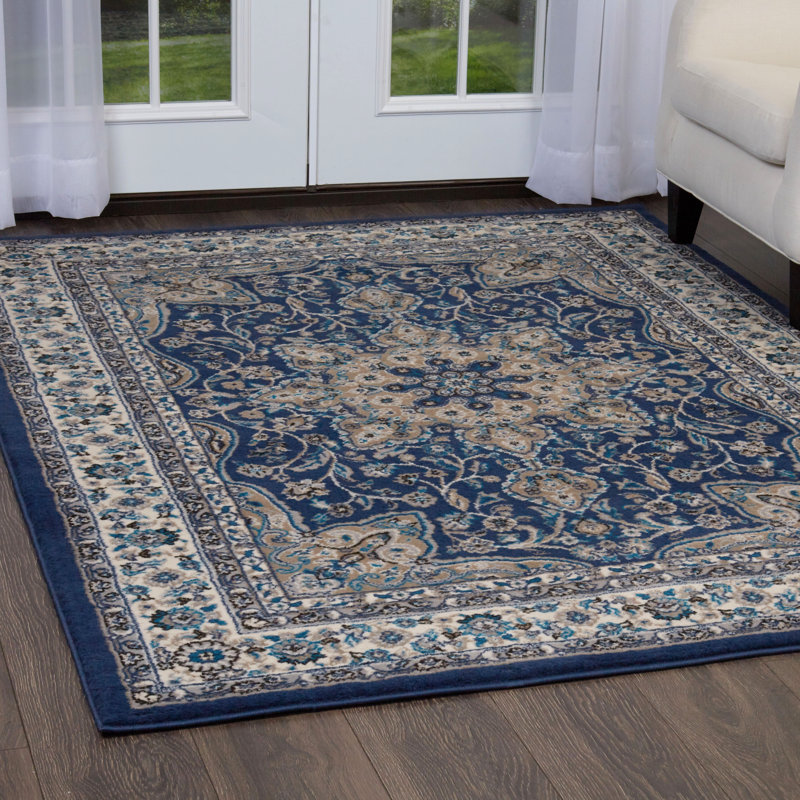 Arend Blue Ivory Area Rug Reviews Birch Lane Arend Blue Ivory Area Rug