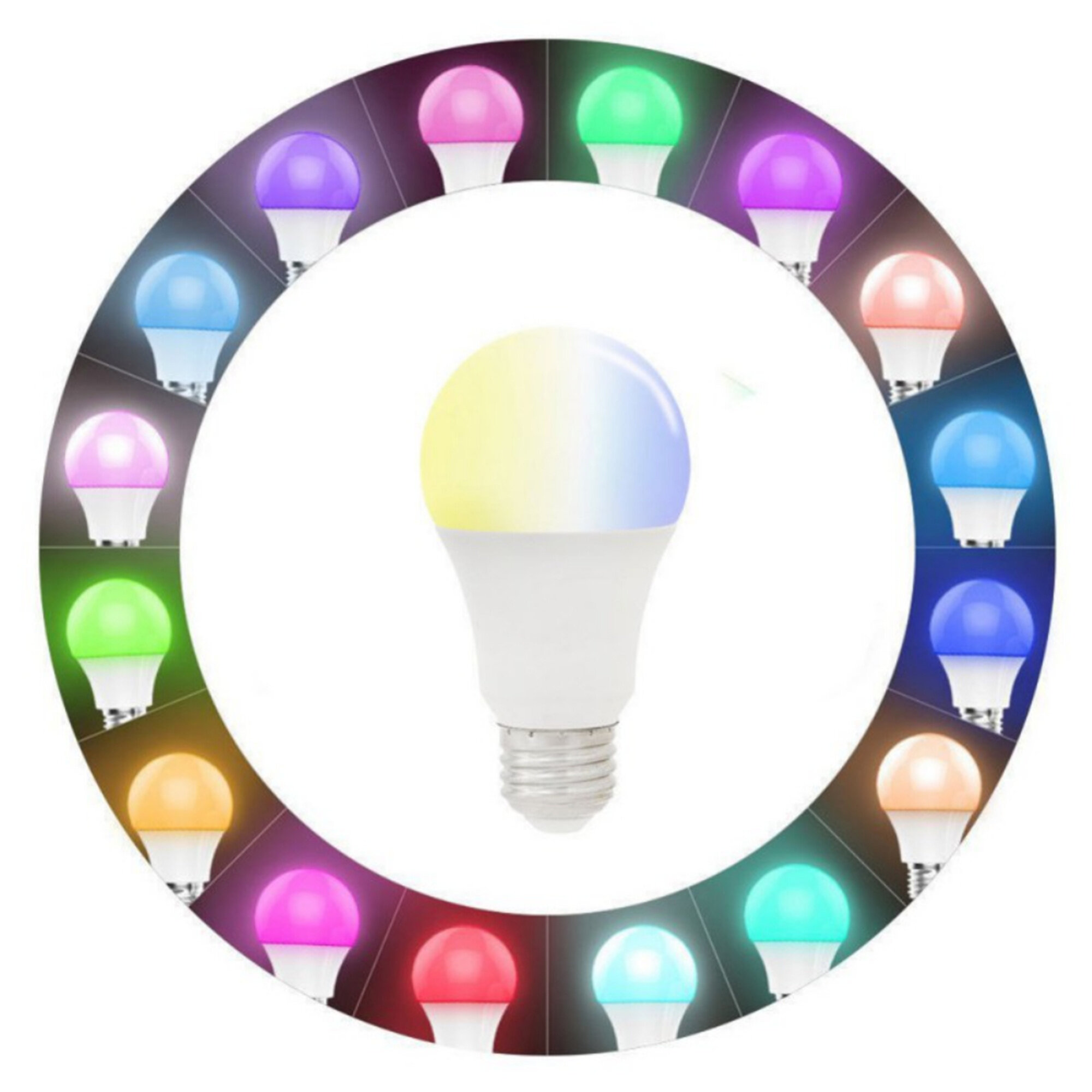 Smart LED Bulb & Socket Home Starter Kit I Easy to Install with Wifi Internet Connection I Free App Download for Smart Phone Control I Compatible with Alexa and Google Assistant for Voice Control 