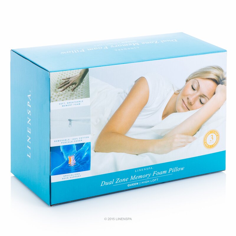 linenspa memory foam pillow review