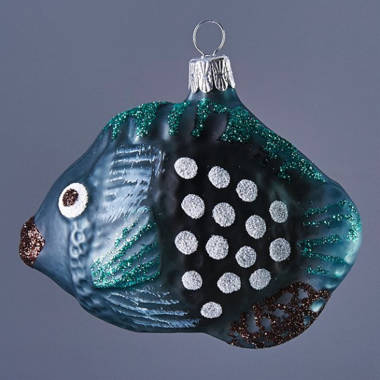 Blue Spotted Hanging Ornaments