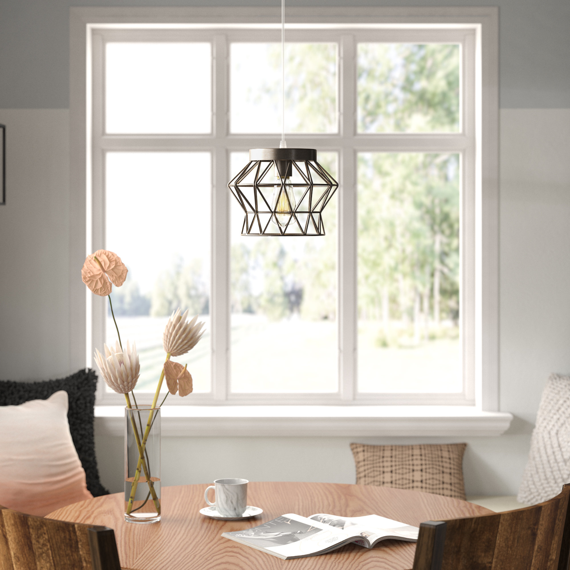 dining room swag light
