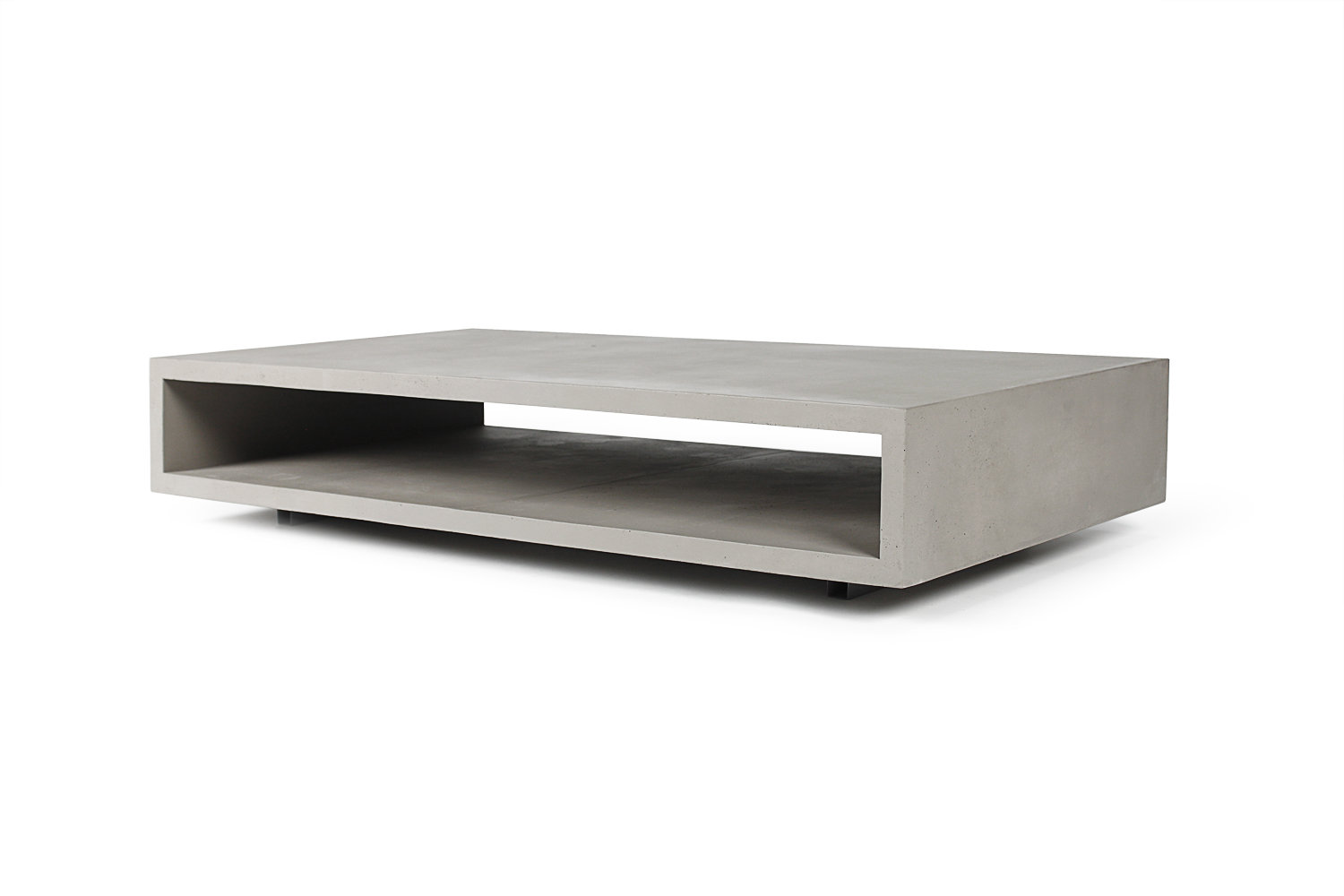 Lyon Beton Monobloc Sled Coffee Table with Storage & Reviews | Wayfair