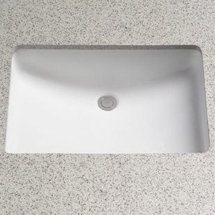 Modern Contemporary Small Undermount Bathroom Sink Allmodern Quickview