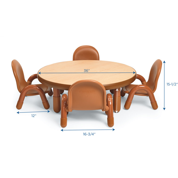 circle kids table