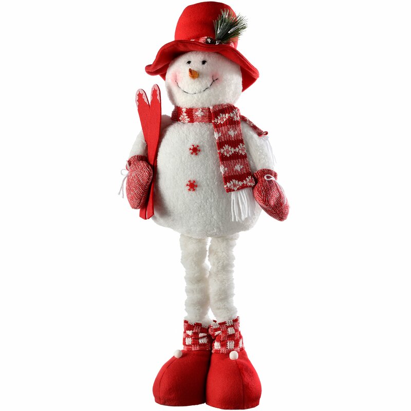 The Seasonal Aisle Snowman with Extendible Legs | Wayfair.co.uk