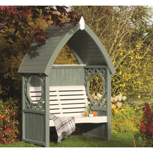 2-Sitzer Gartenbank Addilynn aus Massivholz von ..