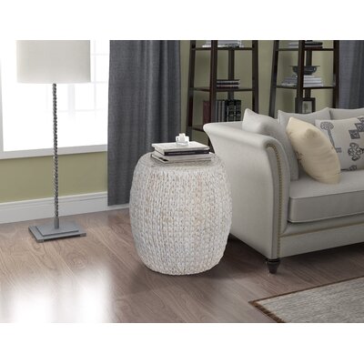 Beachcrest Home Nobles Drum End Table