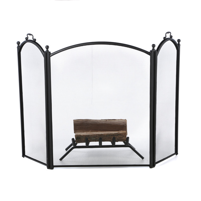 Uniflame 3 Panel Steel Fireplace Screen Reviews Wayfair
