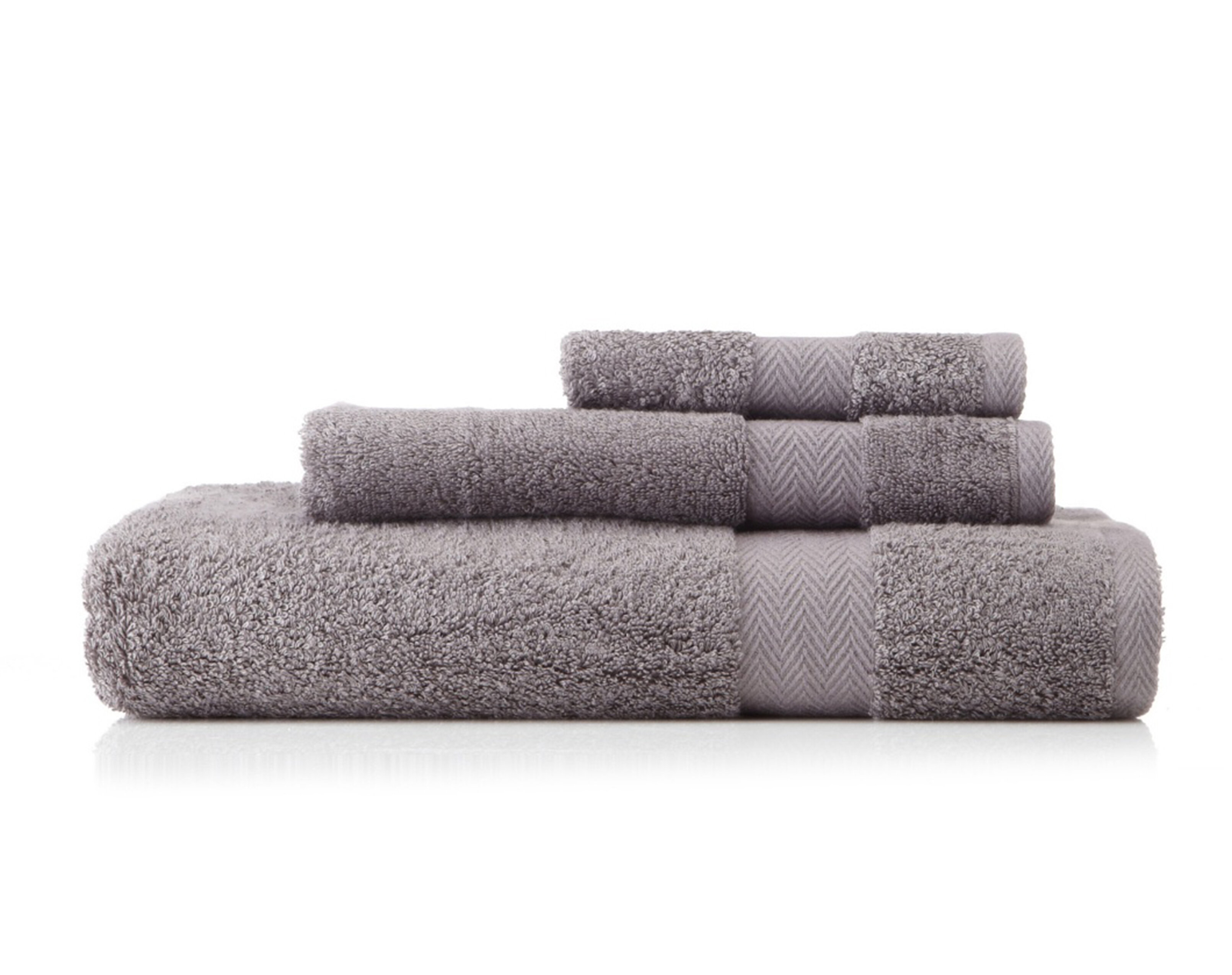 gray bath towel set