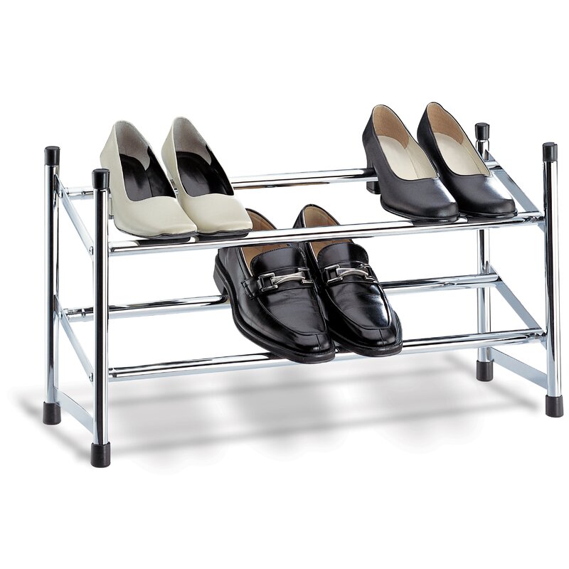 Oia Expandable 6 Pair Shoe Rack Reviews Wayfair