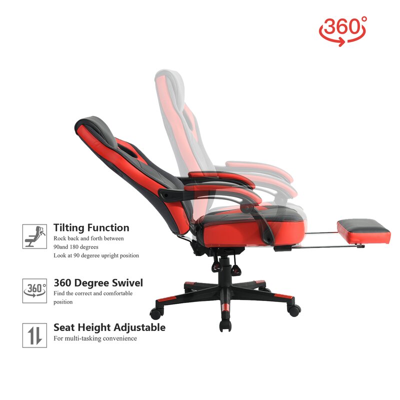 Douglasville Leisure Ergonomic Gaming Chair