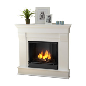 Chateau Corner Gel Fuel Fireplace by Real Flame