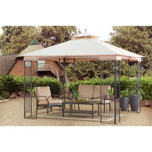 Warrenton 10 Ft. W x 10 Ft. D Metal Permanent Gazebo