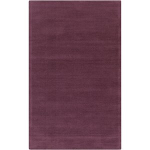 Naples Eggplant Solid Area Rug