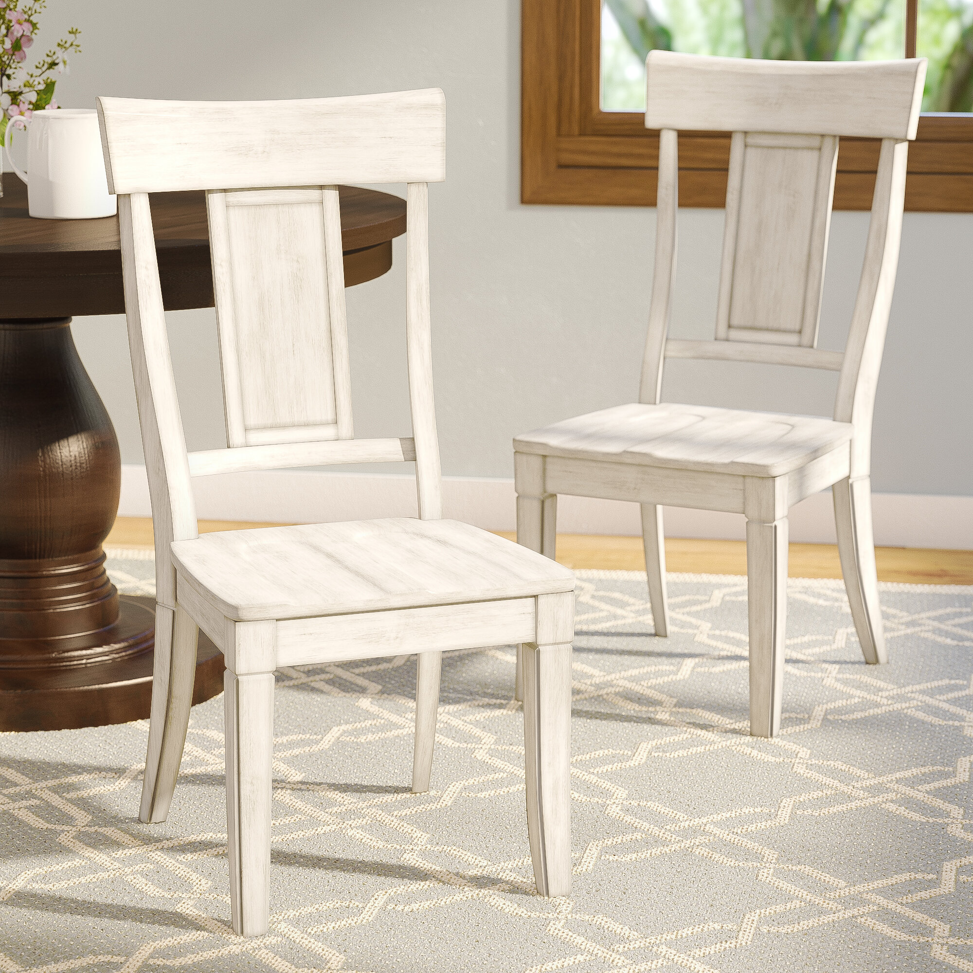 wayfair kitchen chairs white