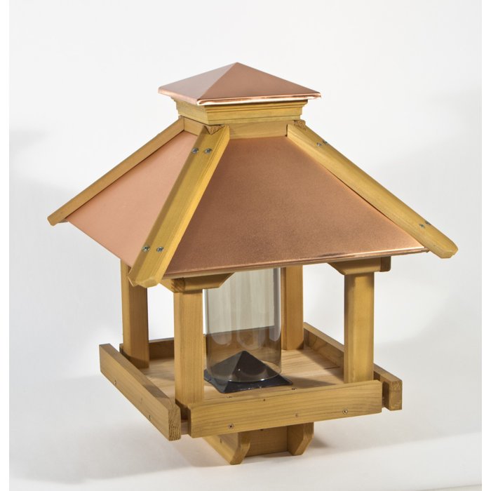 Woodlink Wood Gazebo Hopper Bird Feeder Wayfair Ca