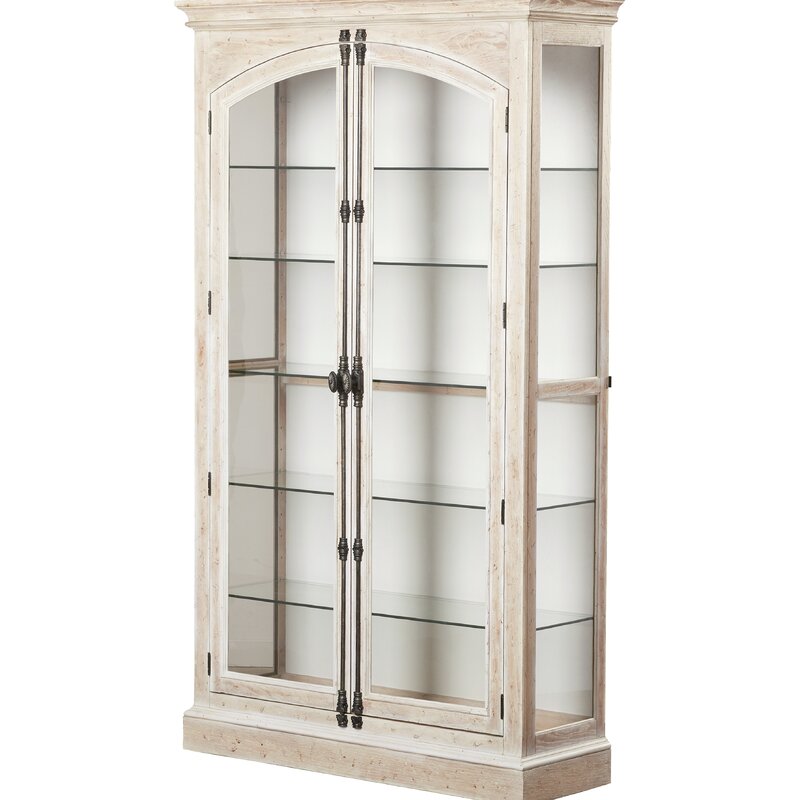 Greyleigh Waycross Lighted Curio Cabinet Reviews Wayfair