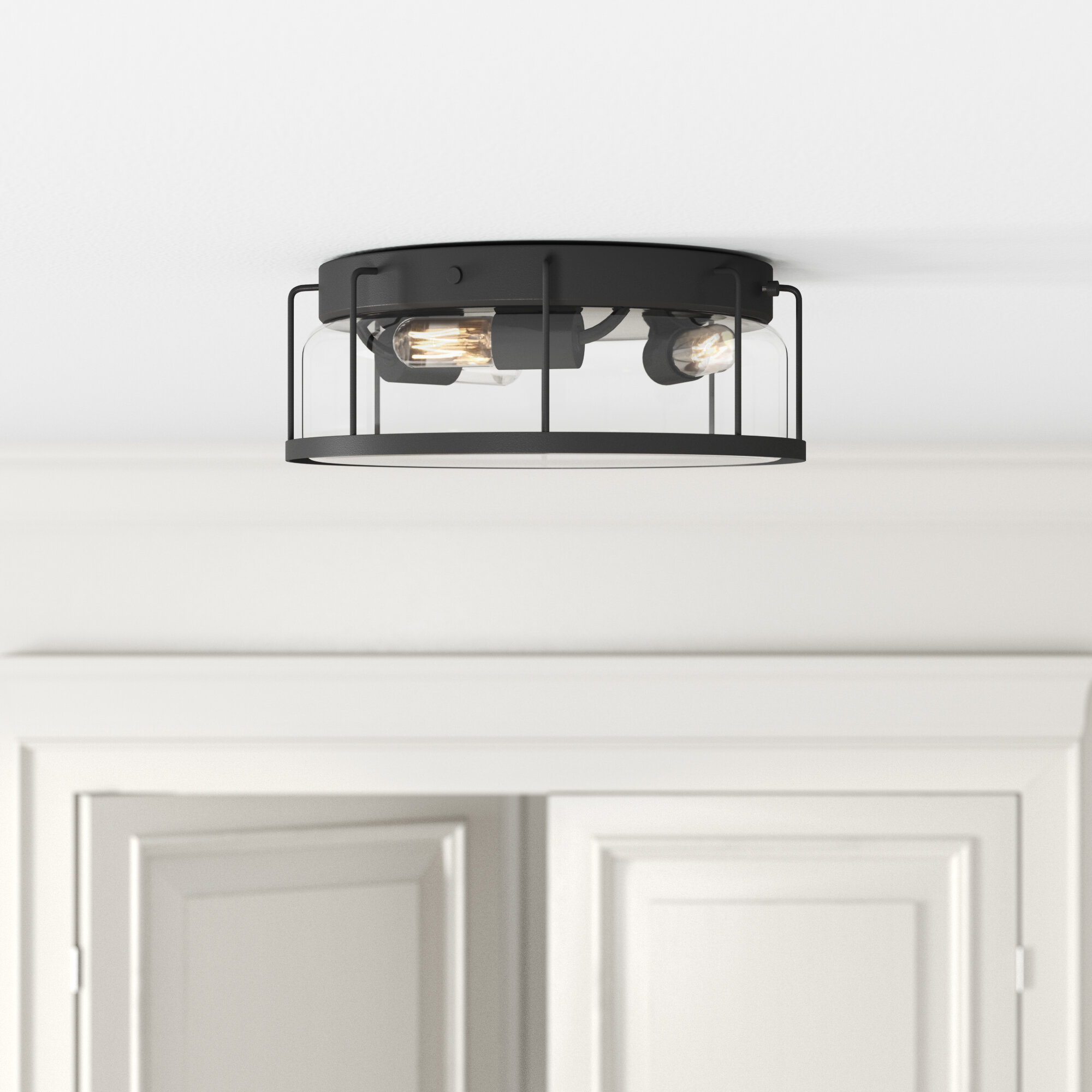 Flush Mount Lights On Vaulted Ceiling - Clarissa Oversized Flush Mount ...