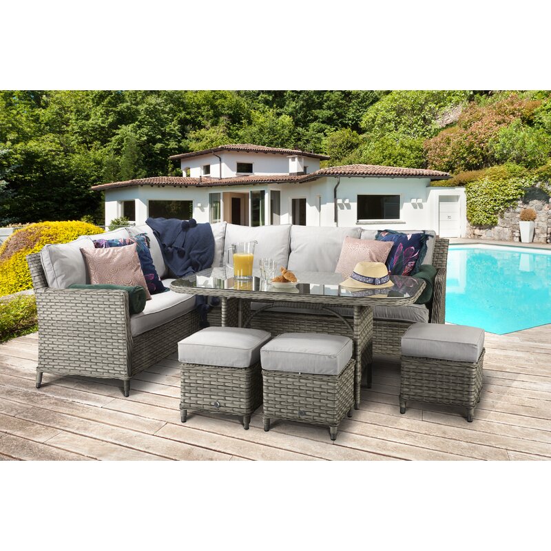 Garten Living Gartenecksofa Pat mit Kissen Wayfair.de