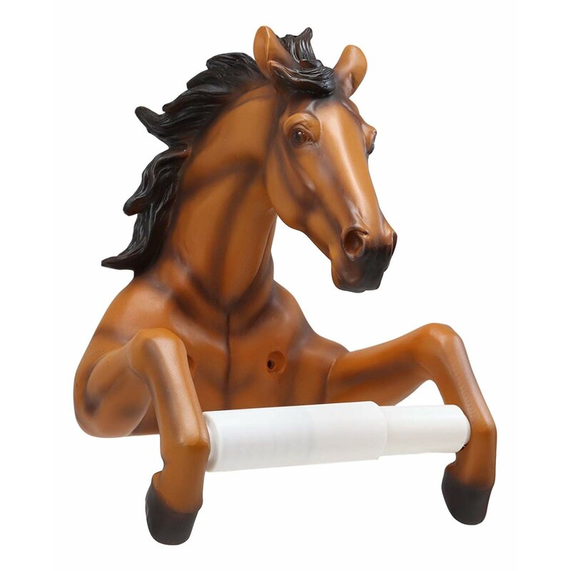 Ebros Gift Horse Wall Mount Toilet Paper Holder - Wayfair Canada