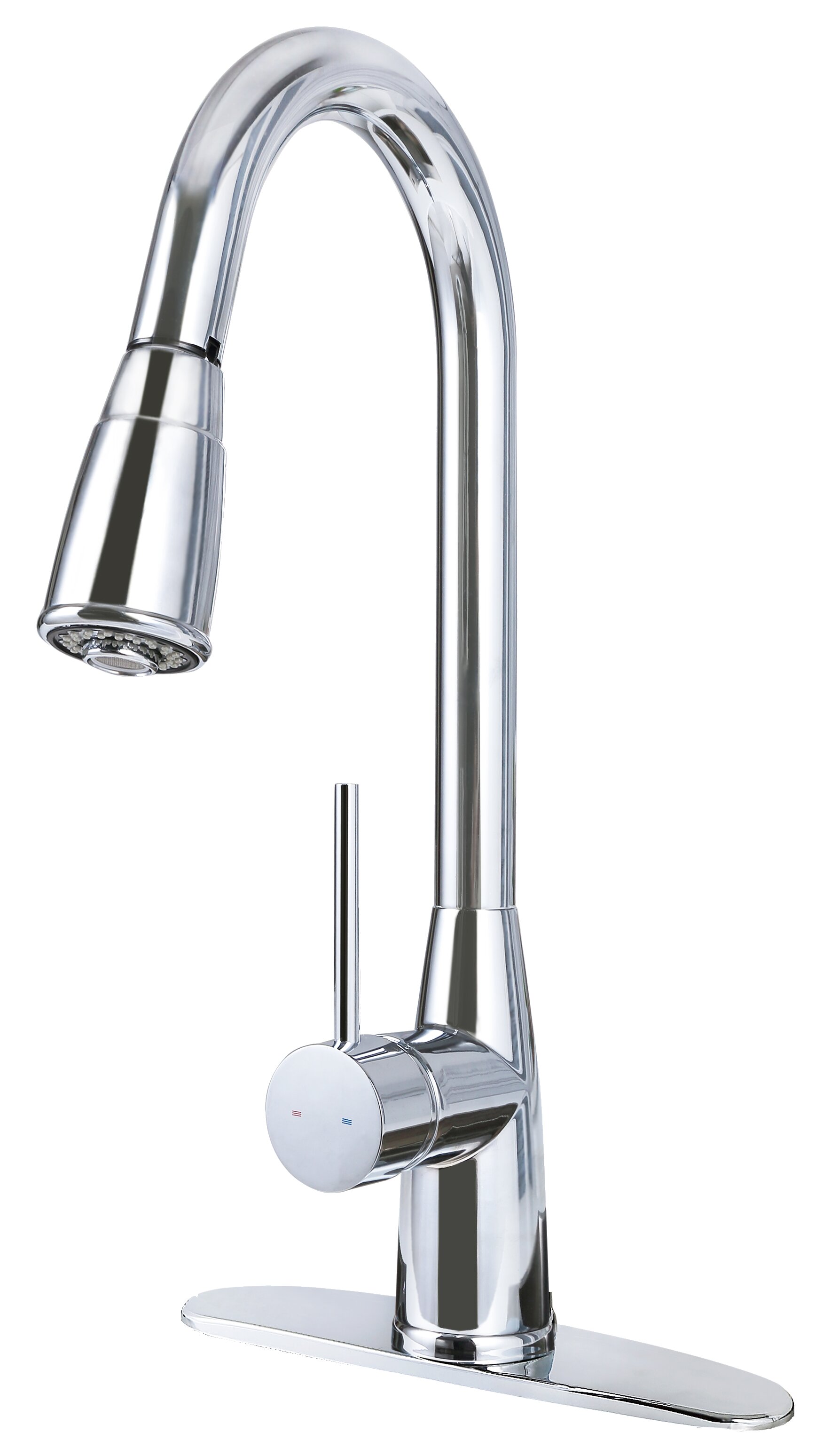 Hardware House Pull Out Single Handle Kitchen Faucet With Magnetic
